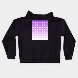 Purple Gradient Dots Kids Hoodie